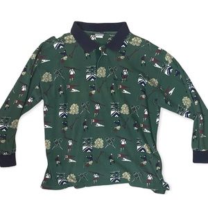 Vintage Sergio Tacchini polo long sleeve